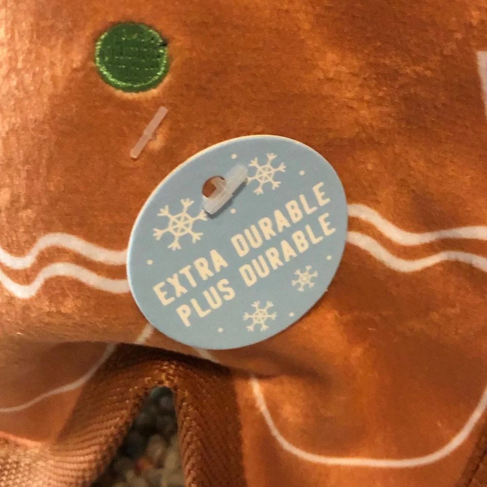 🎉 HP 🎉 🆕 Fringe Studio Bite Me Gingerbread Man Dog Toy